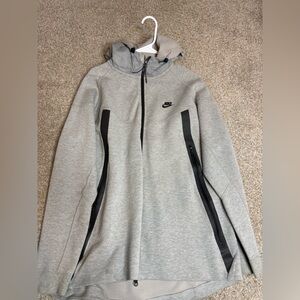 Nike Tech Men's Light Gray Hoodie